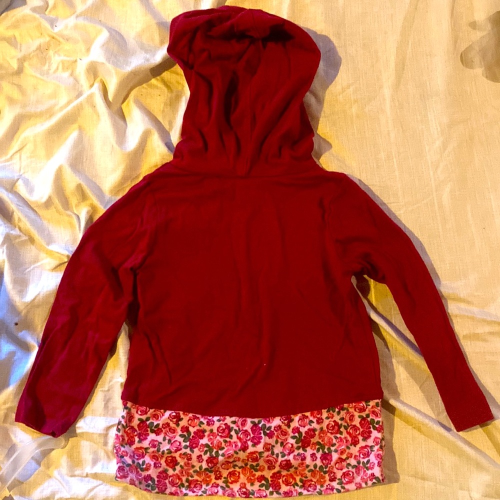Girls 2T hooded t-shirt "Born to be Queen" - Picture 4 of 5